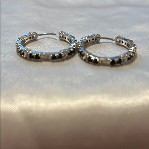 Elegant Silver Hoop Earrings